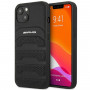 Mercedes-AMG AMHCP14MGSEBK Apple iPhone 14 Plus / 15 Plus -kovakotelo, Leather Debossed Lines, musta