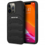 Mercedes-AMG AMHCP14XGSEBK Apple iPhone 14 Pro Max -kovakuori, Leather Debossed Lines, musta