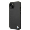 BMW BMHMP14SSLLBK Apple iPhone 14 -kovakuori, Signature Logo Imprint MagSafe, musta