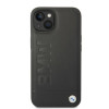 BMW BMHMP14SSLLBK Apple iPhone 14 -kovakuori, Signature Logo Imprint MagSafe, musta