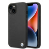 BMW BMHMP14MSLLBK Apple iPhone 14 Plus / 15 Plus -kovakotelo, Signature Logo Imprint MagSafe, musta