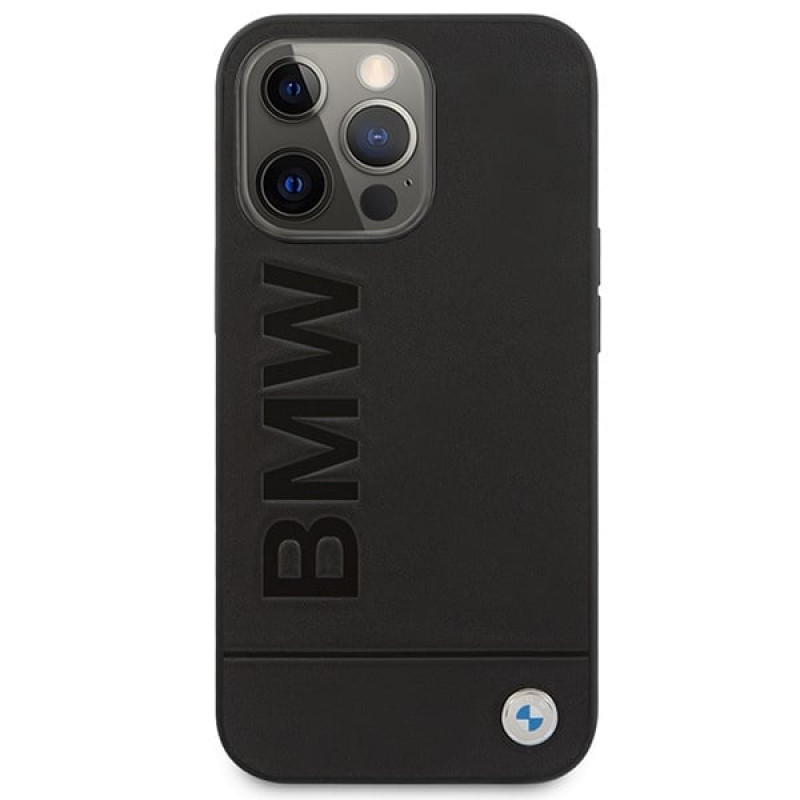 BMW BMHMP14LSLLBK Apple iPhone 14 Pro -kovakotelo, Signature Logo Imprint MagSafe, musta