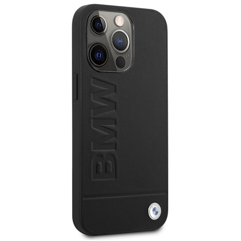 BMW BMHMP14LSLLBK Apple iPhone 14 Pro -kovakotelo, Signature Logo Imprint MagSafe, musta