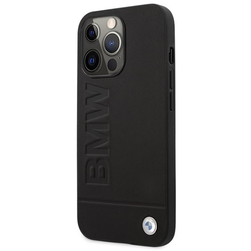 BMW BMHMP14XSLLBK Apple iPhone 14 Pro Max -kovakotelo, Signature Logo Imprint MagSafe, musta