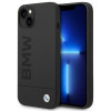 BMW BMHMP14MSLBLBK Apple iPhone 14 Plus / 15 Plus -kovakotelo, Silicone Signature Logo MagSafe, musta