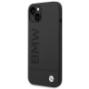 BMW BMHMP14MSLBLBK Apple iPhone 14 Plus / 15 Plus -kovakotelo, Silicone Signature Logo MagSafe, musta