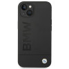 BMW BMHMP14MSLBLBK Apple iPhone 14 Plus / 15 Plus -kovakotelo, Silicone Signature Logo MagSafe, musta