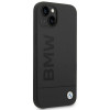 BMW BMHMP14MSLBLBK Apple iPhone 14 Plus / 15 Plus -kovakotelo, Silicone Signature Logo MagSafe, musta