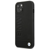 BMW BMHCP14MSLLBK Apple iPhone 14 Plus / 15 Plus -kuori, Leather Stamp, musta