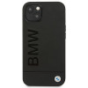 BMW BMHCP14MSLLBK Apple iPhone 14 Plus / 15 Plus -kuori, Leather Stamp, musta