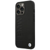 BMW BMHCP14LSLLBK Apple iPhone 14 Pro -kotelo, Leather Stamp, musta