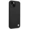 BMW BMHCP14SSILBK Apple iPhone 14 -kuori, Silicone Metal Logo, musta