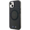 BMW BMHMP14SHGPK Pattern MagSafe -kovakotelo Apple iPhone 14 -puhelimelle, harmaa