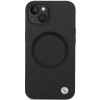BMW BMHMP14SSILBK2 Signature Liquid Silicone MagSafe -kuori Apple iPhone 14 -puhelimelle, musta