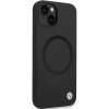 BMW BMHMP14SSILBK2 Signature Liquid Silicone MagSafe -kuori Apple iPhone 14 -puhelimelle, musta