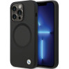 BMW BMHMP14XSILBK2 Signature Liquid Silicone MagSafe -suojakotelo Apple iPhone 14 Pro Max -puhelimelle, musta