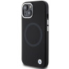 BMW BMHMP15SSILBK2 Signature Liquid Silicone MagSafe -suojakotelo Apple iPhone 15 -puhelimelle, musta