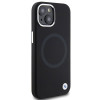 BMW BMHMP15SSILBK2 Signature Liquid Silicone MagSafe -suojakotelo Apple iPhone 15 -puhelimelle, musta