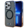 BMW BMHMP15XHTGE Gradient Bumper MagSafe -kovakotelo Apple iPhone 15 Pro Max -puhelimelle, harmaa