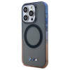 BMW BMHMP15XHTGE Gradient Bumper MagSafe -kovakotelo Apple iPhone 15 Pro Max -puhelimelle, harmaa