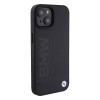 BMW BMHMP15SSLLBK Signature Logo Imprint MagSafe -kovakotelo Apple iPhone 15 -puhelimelle, musta