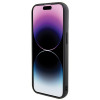 Karl Lagerfeld KLHCP15S3DMKRLK 3D Rubber Multi Logo -kovakotelo Apple iPhone 15 -puhelimelle, musta
