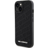 Karl Lagerfeld KLHCP15SPQKPMK Quilted K Pattern -kovakotelo Apple iPhone 15 -puhelimelle, musta