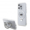 Karl Lagerfeld KLHMP15LHMRSKHH Ring Stand Karl Head MagSafe -kovakotelo Apple iPhone 15 Pro -puhelimelle