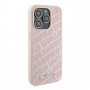 Karl Lagerfeld KLHCP15XPQKPMP Quilted K Pattern -kovakotelo Apple iPhone 15 Pro Max -puhelimelle, pinkki