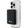 Guess GUPBM3ALGSGK varavirtalähde 3000 mAh, 5 W, MagSafe Metal Script Logo, musta