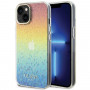 Guess GUHCP15SHDECMI IML Faceted Mirror Disco Iridescent -kovakotelo Apple iPhone 15 -puhelimelle, monivärinen