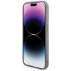 Guess GUHCP15LPSFDGSS Sequin Script Metal -kovakotelo Apple iPhone 15 Pro -puhelimelle, hopea