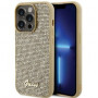 Guess GUHCP15LPMSDGSD Disco Metal Script -kovakotelo Apple iPhone 15 Pro -puhelimelle, kulta