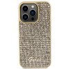Guess GUHCP15LPMSDGSD Disco Metal Script -kovakotelo Apple iPhone 15 Pro -puhelimelle, kulta