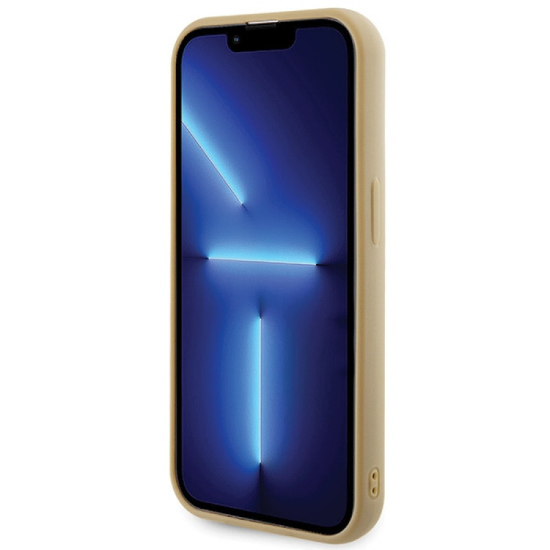 Guess GUHCP15LPMSDGSD Disco Metal Script -kovakotelo Apple iPhone 15 Pro -puhelimelle, kulta