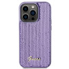 Guess GUHCP15XPSFDGSU Sequin Script Metal -kovakotelo Apple iPhone 15 Pro Max -puhelimelle, violetti