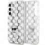 Karl Lagerfeld KLHCS23FEHNCMKLT Samsung Galaxy S23 FE (S711) hardcase Monogram Choupette, läpinäkyvä