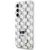 Karl Lagerfeld KLHCS23FEHNCMKLT Samsung Galaxy S23 FE (S711) hardcase Monogram Choupette, läpinäkyvä