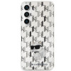 Karl Lagerfeld KLHCS23FEHNCMKLT Samsung Galaxy S23 FE (S711) hardcase Monogram Choupette, läpinäkyvä