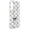 Karl Lagerfeld KLHCS23FEHNCMKLT Samsung Galaxy S23 FE (S711) hardcase Monogram Choupette, läpinäkyvä