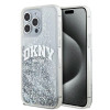 DKNY Apple iPhone 15 Pro Max -kovakuori Liquid Glitter Big Logo