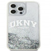 DKNY Apple iPhone 15 Pro Max -kovakuori Liquid Glitter Big Logo