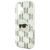 Karl Lagerfeld Apple iPhone 16 -kovakuori IML Karl Head Electroplated, läpinäkyvä