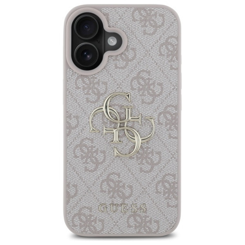 Guess GUHCP16S4GMGPI Apple iPhone 16 -kovakuori 4G Big Logo, pinkki