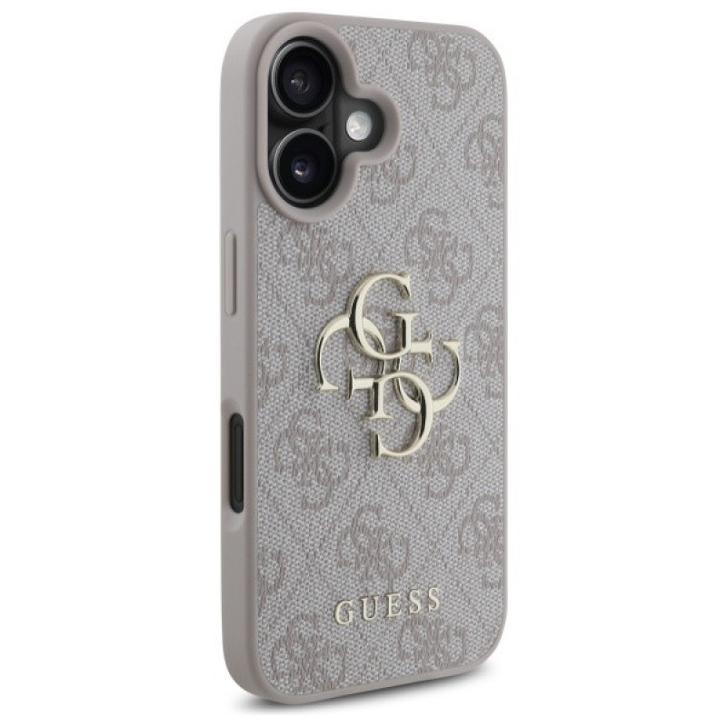 Guess GUHCP16S4GMGPI Apple iPhone 16 -kovakuori 4G Big Logo, pinkki