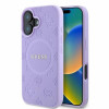 Guess Saffiano Peony Stamp MagSafe -suojakotelo Apple iPhone 16 -puhelimelle, violetti