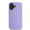 Guess Saffiano Peony Stamp MagSafe -suojakotelo Apple iPhone 16 -puhelimelle, violetti