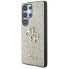 Guess Fixed Glitter Big 4G Metal Logo -kovakotelo Samsung Galaxy S25 Ultra -puhelimelle, kulta