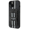 Guess 4G Stripes MagSafe Wallet Case Apple iPhone 15:lle, musta