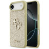 Guess Fixed Glitter Big 4G -kovakotelo Apple iPhone Air -puhelimelle, kulta